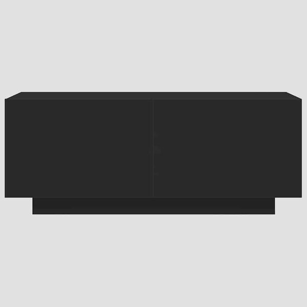 vidaXL Meuble TV Noir 100x35x40 cm Agglom&eacute;r&eacute;