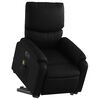 vidaXL Fauteuil inclinable de massage électrique noir similicuir
