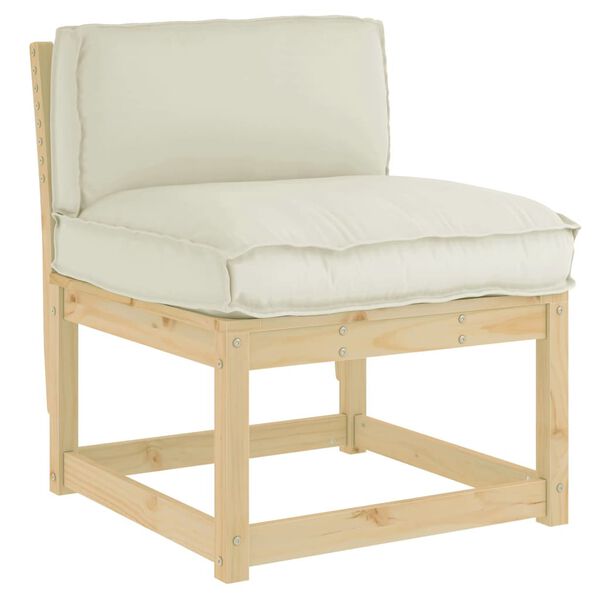 vidaXL Coussin Cr&egrave;me 70 x 40 x 12 cm Tissu Oxford