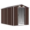 vidaXL Abri de jardin marron 191 x 300 x 198 cm en acier galvanis&eacute;