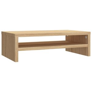 vidaXL Support de moniteur Ch&ecirc;ne sonoma 42x24x13 cm Bois d&rsquo;ing&eacute;nierie