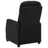 vidaXL Fauteuil inclinable &eacute;lectrique noir similicuir