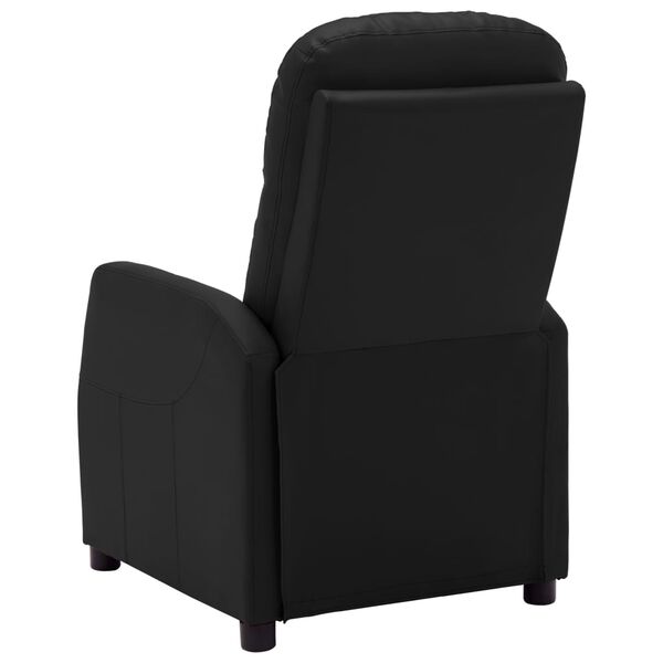 vidaXL Fauteuil inclinable &eacute;lectrique noir similicuir