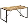 vidaXL Table &agrave; manger 160x80x75 cm bois de manguier massif