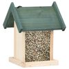 vidaXL Mangeoires à oiseaux 4 pcs Bois de sapin