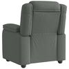 vidaXL Fauteuil inclinable Gris foncé Tissu