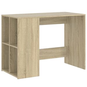 vidaXL Bureau ch&ecirc;ne sonoma 102x50x75 cm bois d'ing&eacute;nierie