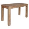 vidaXL Table à manger bois d'acajou massif 120x60x77 cm