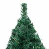vidaXL Arbre de No&euml;l artificiel pr&eacute;-&eacute;clair&eacute; et boules vert 240 cm