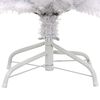 vidaXL Sapin de Noël artificiel à charnières avec support blanc 120 cm