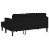 vidaXL Ensemble de Canapés 2 pcs Noir 173 x 131 x 67 cm Velours