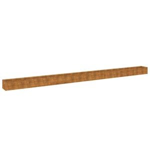 vidaXL Lit sur&eacute;lev&eacute; de jardin 770x50x36 cm acier corten