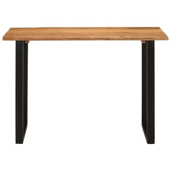 vidaXL Table &agrave; d&icirc;ner 110x50x76 cm Bois d'acacia solide