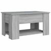 vidaXL Table basse Sonoma gris 79x49x41 cm Bois d'ingénierie