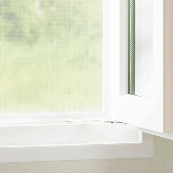 vidaXL Moustiquaire Blanc 60 x 500 cm Fibre de verre