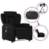 vidaXL Fauteuil inclinable de massage &eacute;lectrique noir similicuir