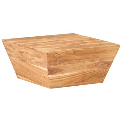 vidaXL Table basse en forme de V 66x66x30 cm Bois d'acacia massif