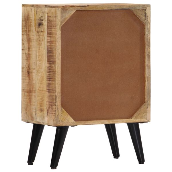 vidaXL Table de chevet 40 x 30 x 60 cm Bois de manguier massif