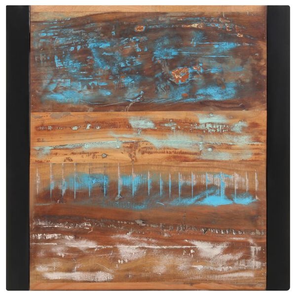 vidaXL Table &agrave; manger 60x60x75 cm Bois de r&eacute;cup&eacute;ration massif