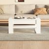 vidaXL Table basse blanc brillant 102x55x45 cm bois d'ing&eacute;nierie