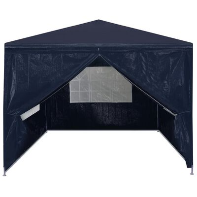 vidaXL Tente de réception 3 x 3 m Bleu