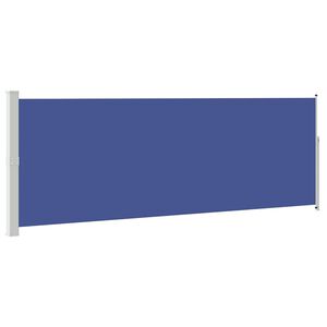 vidaXL Auvent lat&eacute;ral r&eacute;tractable 160 x 500 cm Bleu