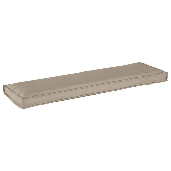 vidaXL Coussin Taupe 140 x 40 x 8 cm Tissu Oxford