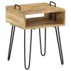 vidaXL Table de chevet Bois de manguier massif 40x34x47 cm