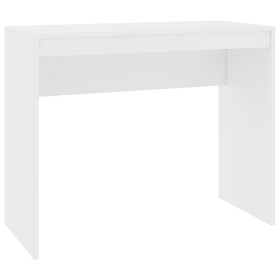 vidaXL Bureau Blanc 90x40x72 cm Bois d'ingénierie