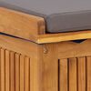 vidaXL Boîte à coussins d'extérieur 60x50x61 cm bois massif d'acacia