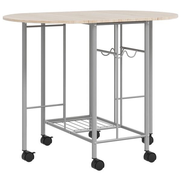 vidaXL Ensemble de salle &agrave; manger pliable 5 pi&egrave;ces MDF