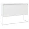vidaXL Buffet Blanc 105x35x75 cm Acier