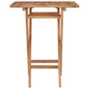vidaXL Table pliable de jardin 60x60x75 cm Bois de teck solide