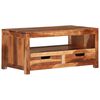 vidaXL Table basse 84x49x40 cm bois d'acacia massif