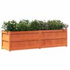 vidaXL Jardinière cire marron 180x50x50 cm bois de pin massif