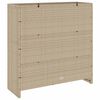 vidaXL Armoire de rangement avec &eacute;tag&egrave;re Beige 100 x 36 x 102 cm Rotin