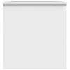 vidaXL Table basse blanc 102x50x52,5 cm bois d'ing&eacute;nierie