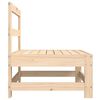 vidaXL Canap&eacute;s centraux de jardin 2 pcs bois de pin massif