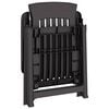 vidaXL Chaises inclinables de jardin lot de 2 anthracite PP