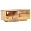 vidaXL Meuble TV 90x30x35 cm Bois massif de manguier