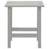 vidaXL Chaise de jardin Adirondack avec table Bois de sapin Gris