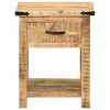 vidaXL Table de chevet 40x40x50 cm bois de manguier massif