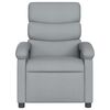 vidaXL Fauteuil inclinable &eacute;lectrique gris clair tissu