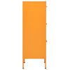 vidaXL Armoire de rangement Jaune moutarde 42,5x35x101,5 cm Acier