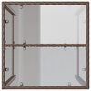 vidaXL Table de bar d&rsquo;ext&eacute;rieur marron 70x70x110 cm r&eacute;sine tress&eacute;e