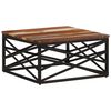 vidaXL Table basse 68x68x35 cm Bois de r&eacute;cup&eacute;ration massif