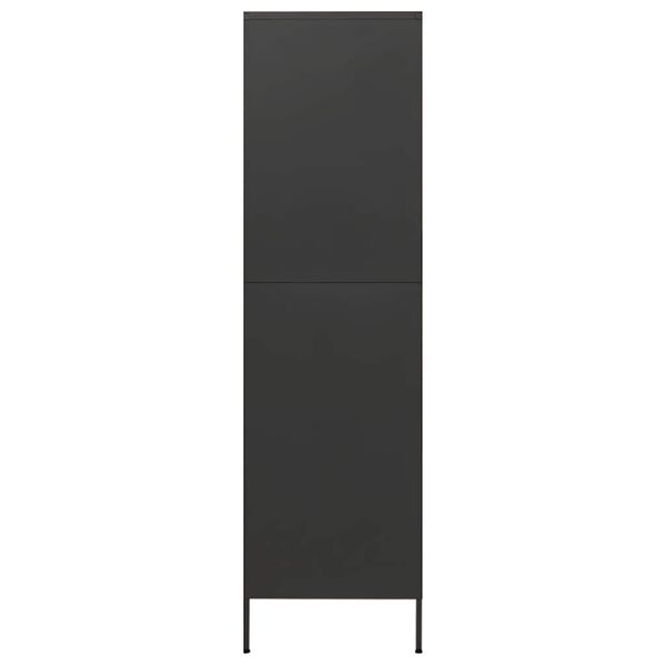 vidaXL Garde-robe Anthracite 90x50x180 cm Acier