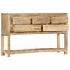 vidaXL Buffet 120x30x75 cm bois de manguier massif