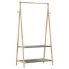 vidaXL Porte-v&ecirc;tement avec &eacute;tag&egrave;res 96x45,5x150,5 cm bambou
