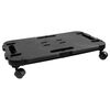 vidaXL Chariots de transport 3 pcs noir polypropyl&egrave;ne 200 kg